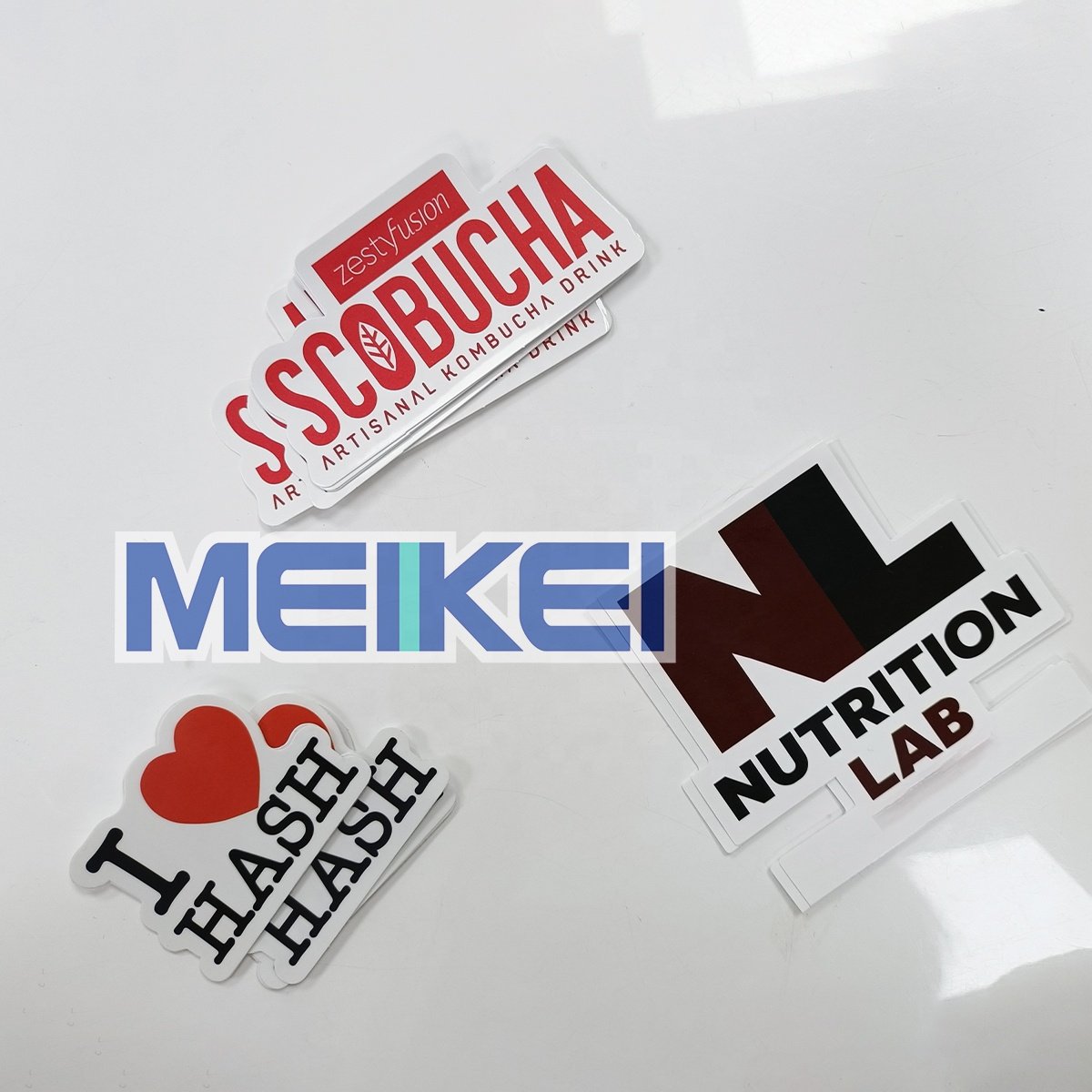 Custom UV Resistant Vinyl PVC Cartoon Die cut Sticker Durable Waterproof Self Adhesive Logo Label Outdoor Decorative Stickers