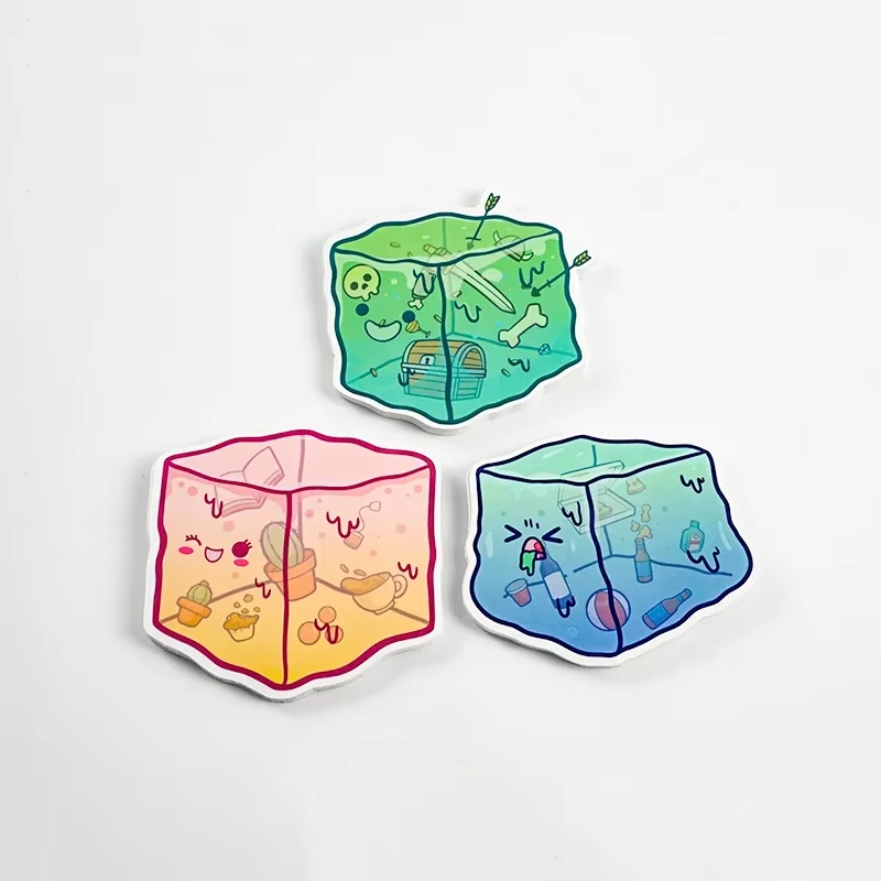 Custom vinyl sticker waterproof adhesive sticker PVC logo sticker
