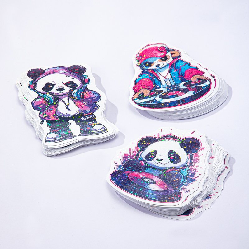 Custom Kiss Cut Pvc Stickers Sheet Adhesive reusable Stickers Cartoon Letters Waterproof Kiss Cut Stickers Sheet
