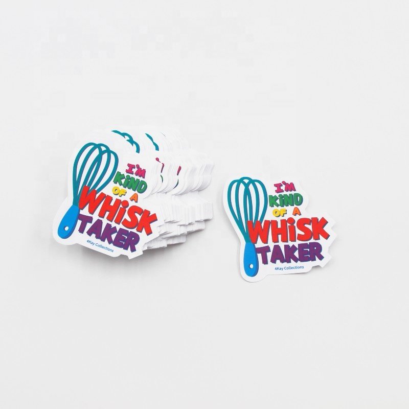 Custom Die Cut Sticker Gloss Vinyl Cartoon Packaging with Waterproof Printing Logo for Shipping Labels in Coffee Industry