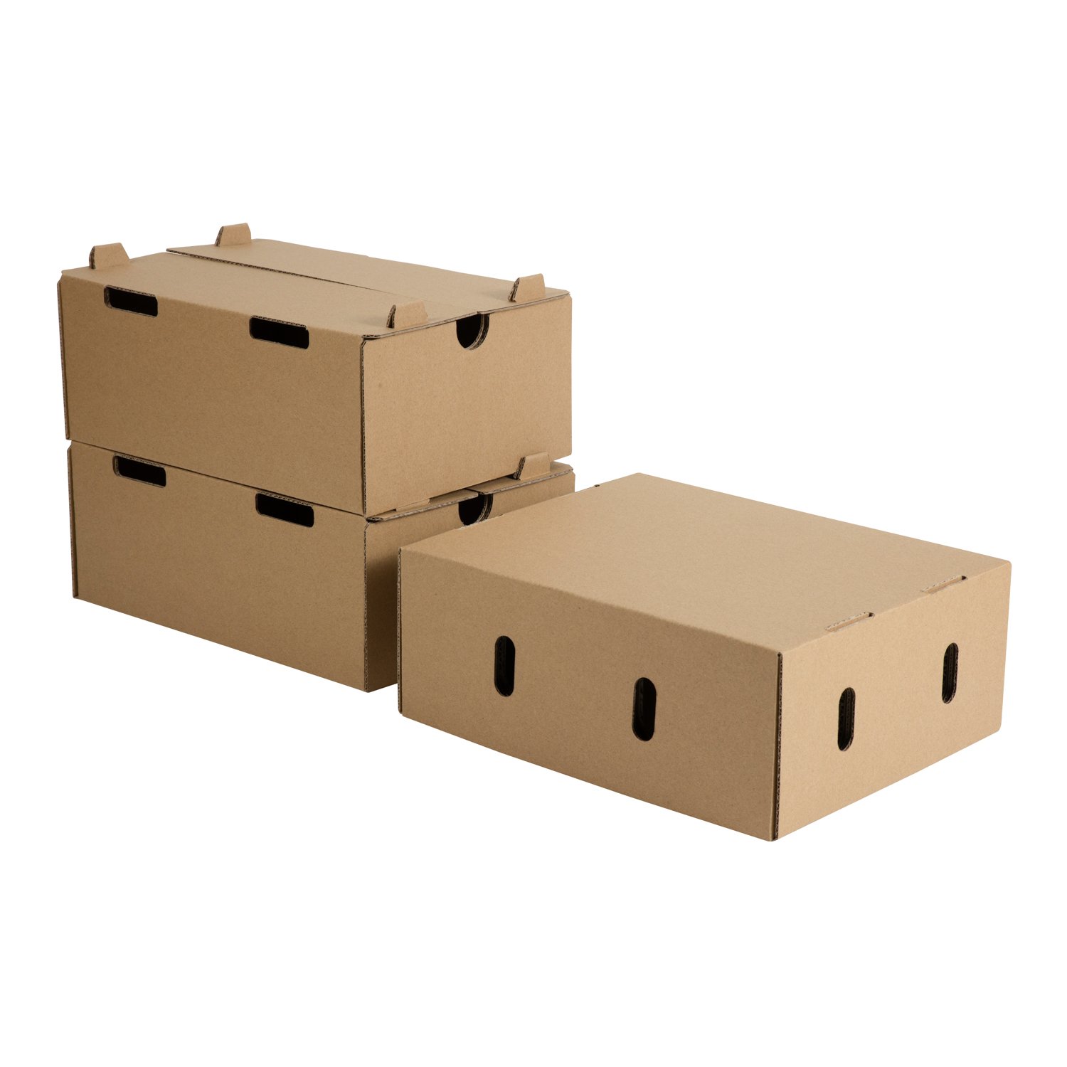 Manufacturer custom recycle corrugated toys packaging craft 5-ply thick hole cardboard lid paper packaging folding cartoon box