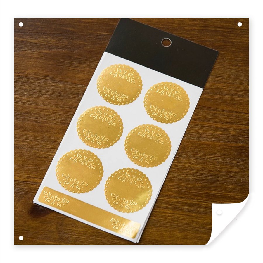 Custom Creative Retro Relief Adhesive Sticker Three-Dimensional Three-Dimensional Gift Packaging Labels Envelope Sealing Paste