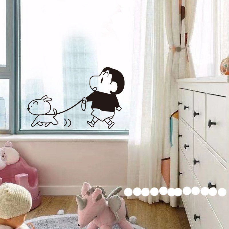 Creative New Home Kitchen Wall Stickers Cute Chef Cartoon Refrigerator Coffee Decals PVC Home Decoration Removable Restaurant