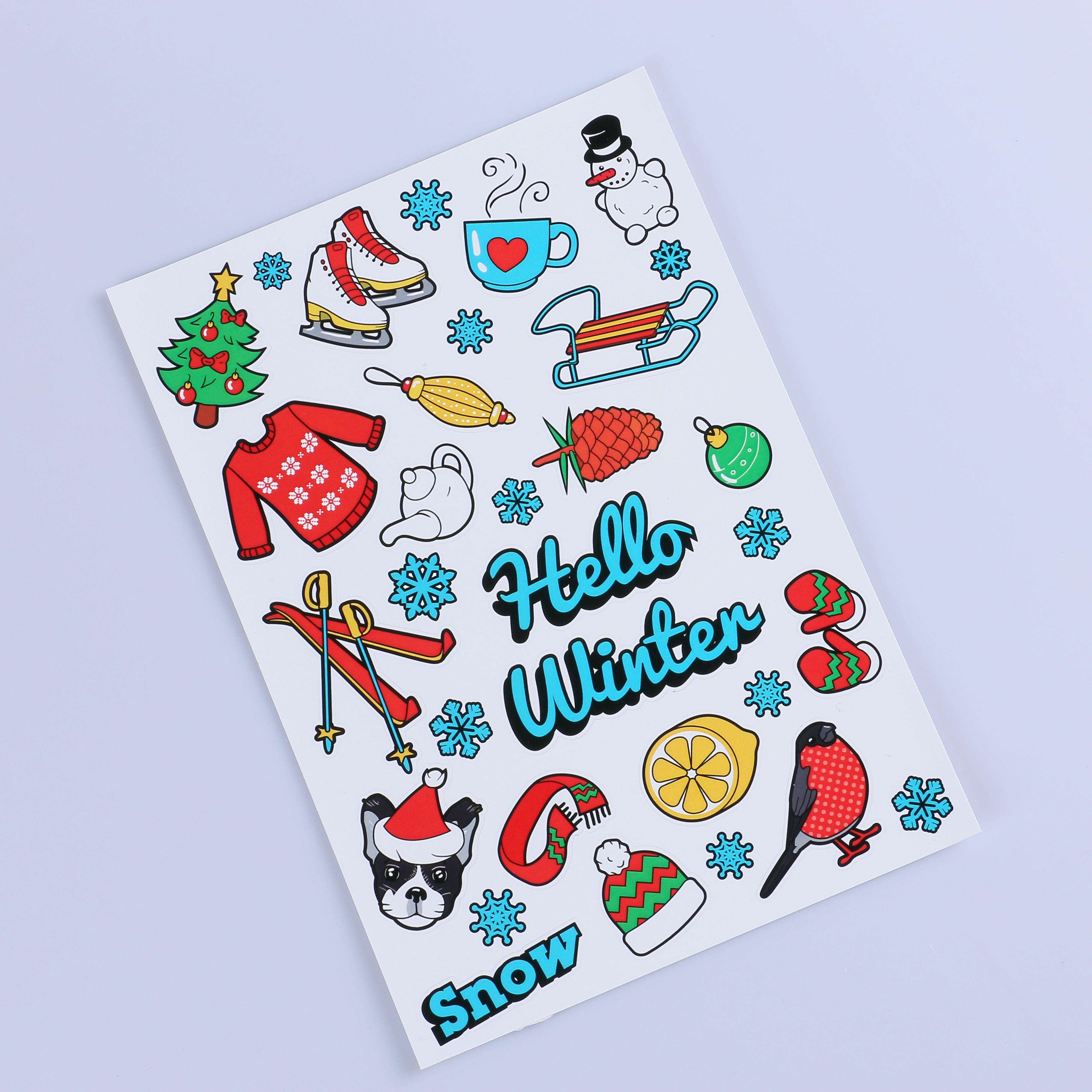 Hot Selling Custom Size Color cartoon stickers car stickers decorate sticker for Gift