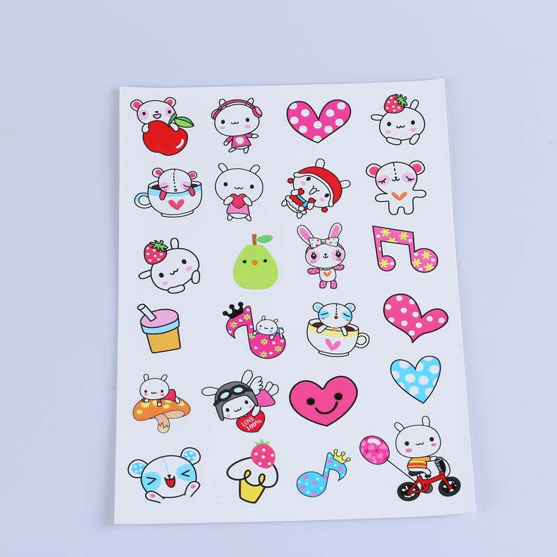 Hot Selling Custom Size Color cartoon stickers car stickers decorate sticker for Gift