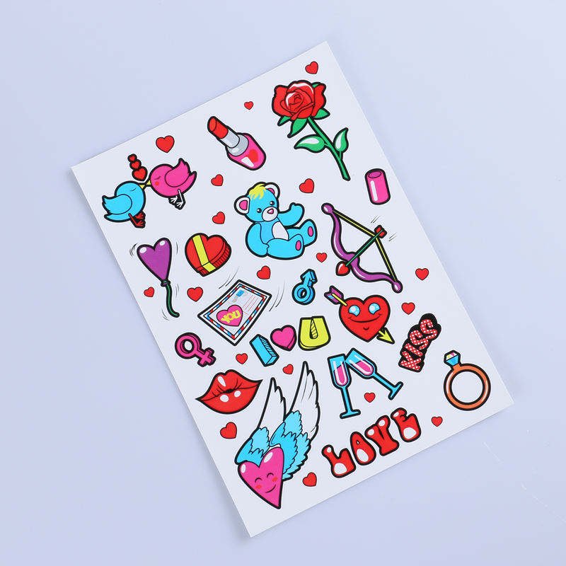 Hot Selling Custom Size Color cartoon stickers car stickers decorate sticker for Gift