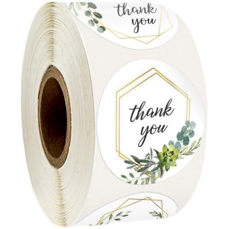 Custom Die Cut Glossy Shape Company Logo Vinyl Sticker Waterproof Paper Adhesive Craft Gift Wrapping Packaging Rolled Packing