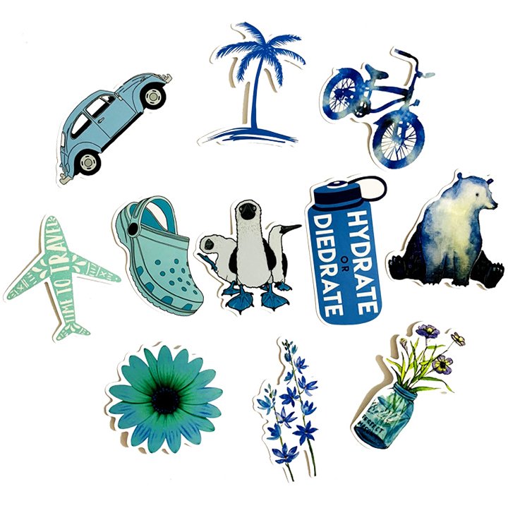 2022 hot selling popular High quality uv proof custom stickers stickers custom design vinyl sticker