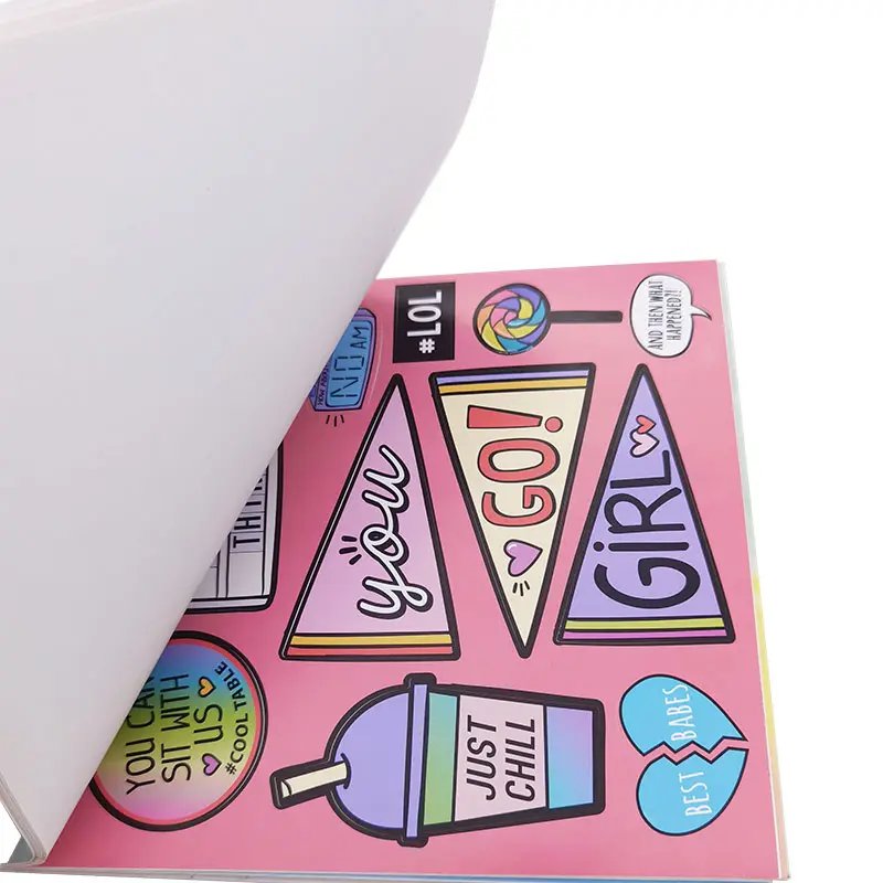 CVP Custom Self Adhesive Vinyl Sticker Book