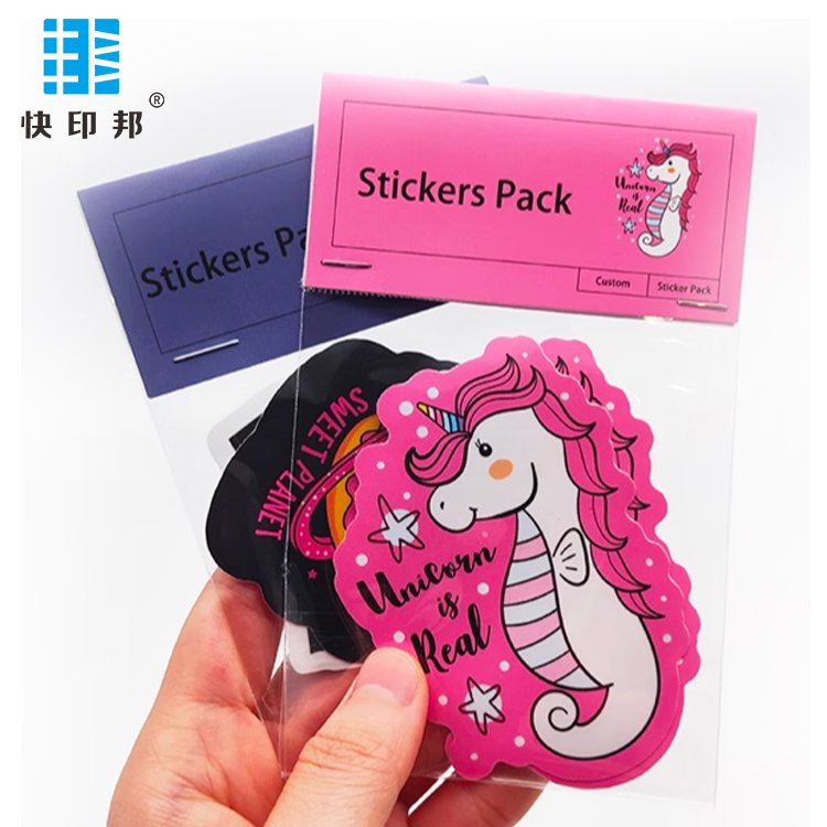 Custom Printing Logo Die Cut Stickers Waterproof Vinyl Pvc Adhesive cartoon Die Cut Sticker