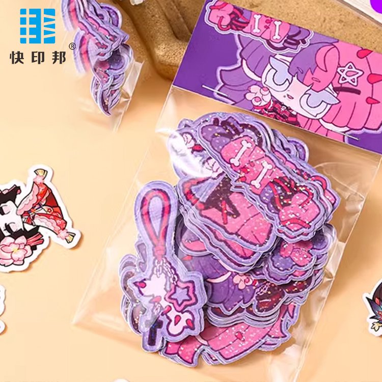 Custom Printing Logo Die Cut Stickers Waterproof Vinyl Pvc Adhesive cartoon Die Cut Sticker