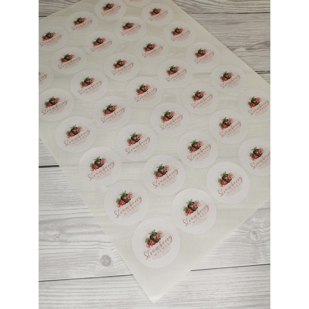 Sticker Sheet OEM ODM New Styles Self-Adhesive Decorative Round Printing Kiss Cut Decorative Sticker Sheet