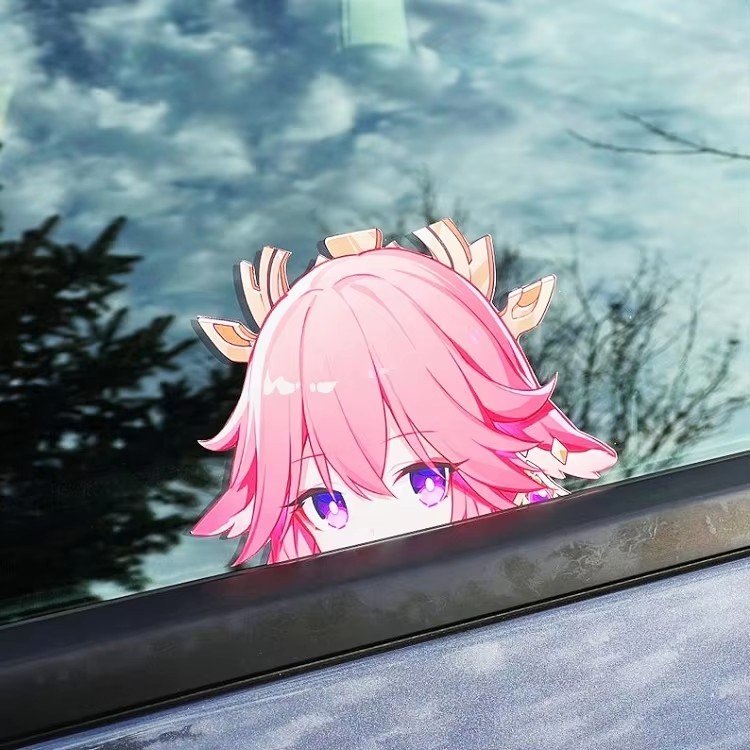 UV Proof Car Windshield Anime Transfer Sticker Vinyl Custom Car Decal Stickers