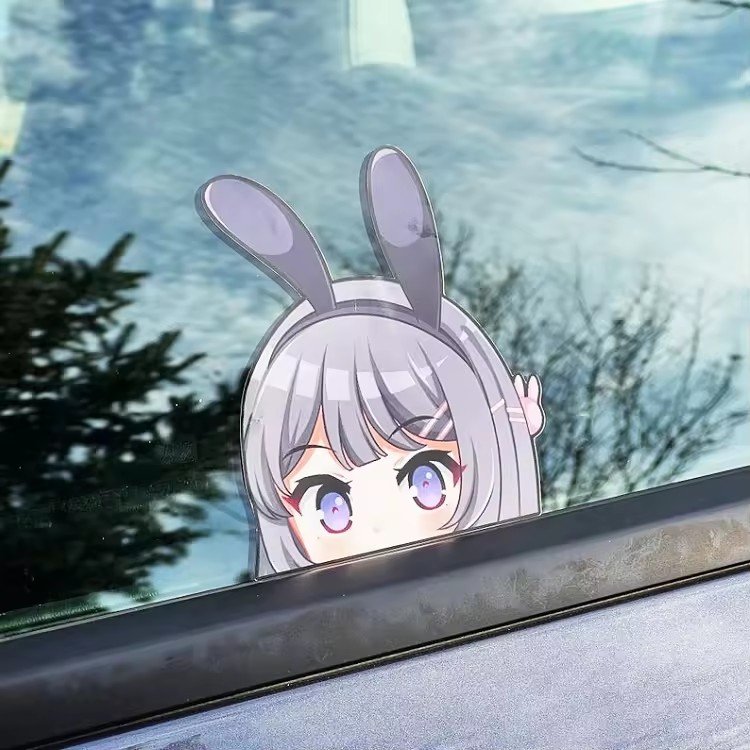 UV Proof Car Windshield Anime Transfer Sticker Vinyl Custom Car Decal Stickers