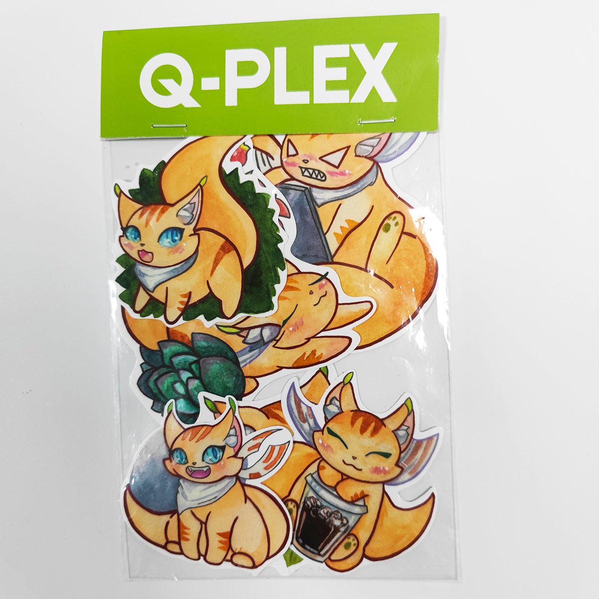 Cartoon Sticker Packs in OPP Bag for Advertising Promotion Use Waterproof Die Cut PVC Vinyl Custom Sticker Packs