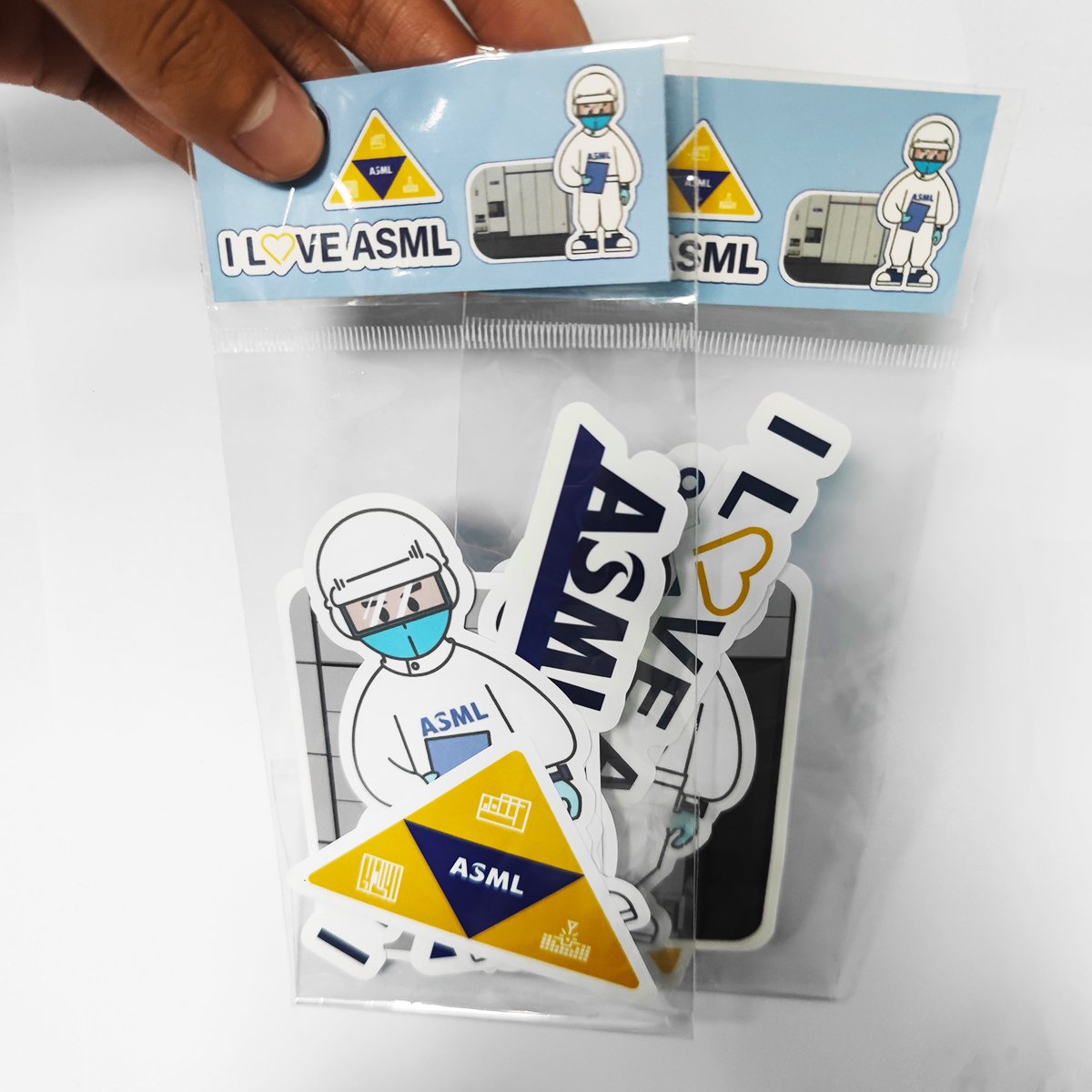 Cartoon Sticker Packs in OPP Bag for Advertising Promotion Use Waterproof Die Cut PVC Vinyl Custom Sticker Packs