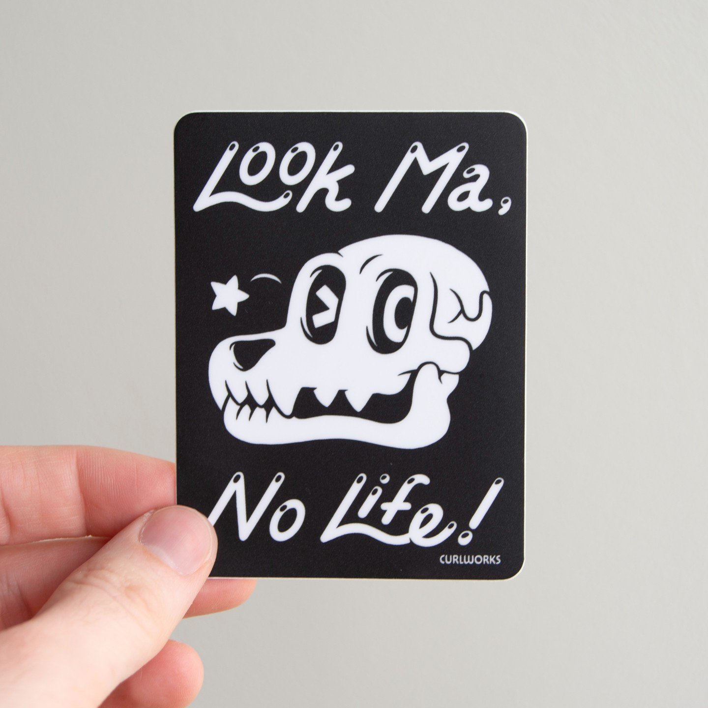 Custom cartoon stickers vinyl Paper round 1 inch 1.5 inch Thank you sticker for small business