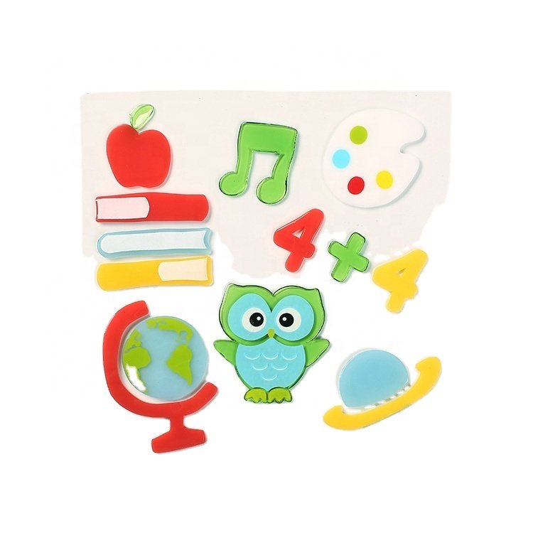 Cute Kids Cartoon toys Custom Decorative Gel Stickers