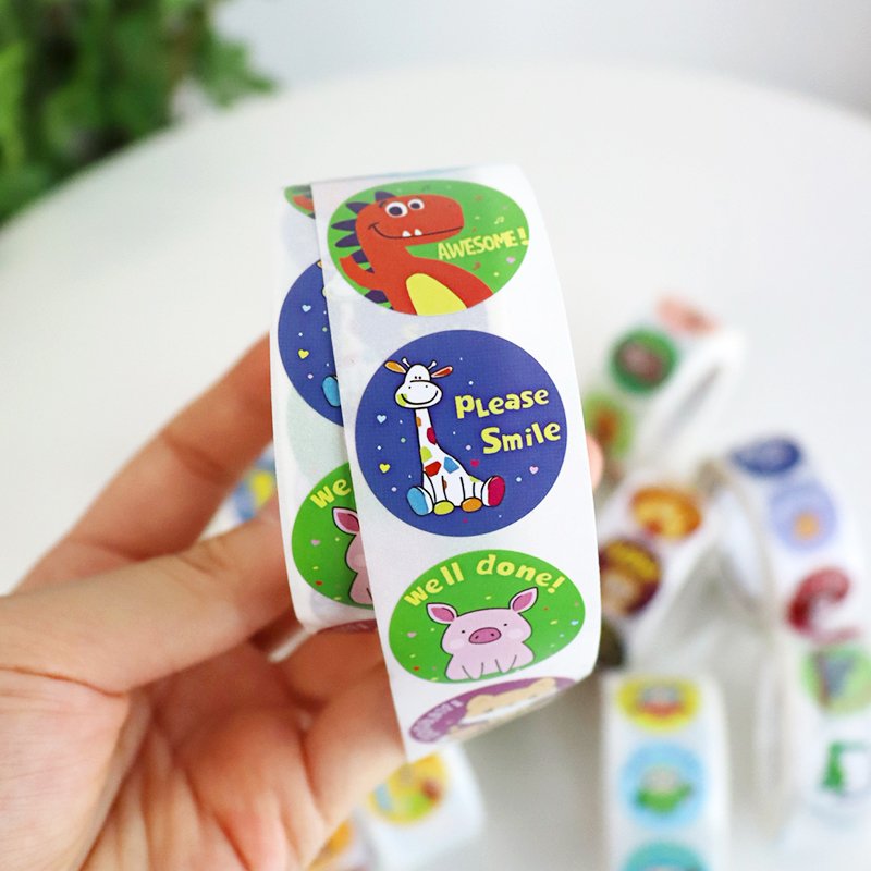 JASTOM Adhesive Waterproof Logo Label Pvc Custom Stickers Custom Cartoon Stickers 3D Cartoon Stickers
