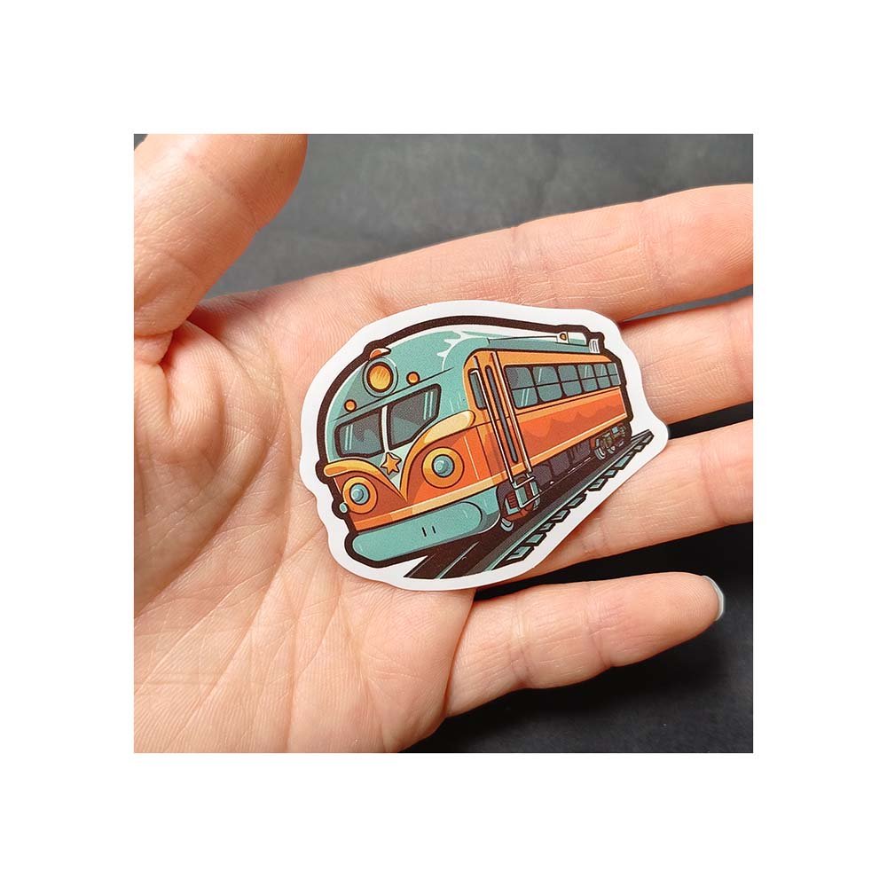 Personalized Cartoon Car Decals Waterproof Vinyl Transport Adhesive Stickers for Stationery Decoration Custom Sticker Usage