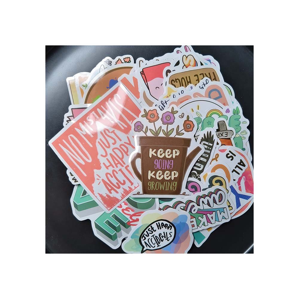 Personalized Cartoon Car Decals Waterproof Vinyl Transport Adhesive Stickers for Stationery Decoration Custom Sticker Usage