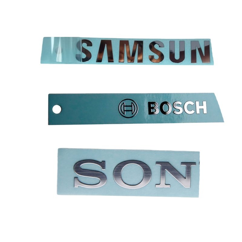 nickel sticker car emblem sticker metal sticker logo