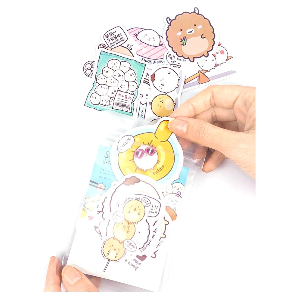 Adhesive PVC Vinyl Cartoon Sticker Water Resistant/Waterproof Logo Custom Decorative Stickers