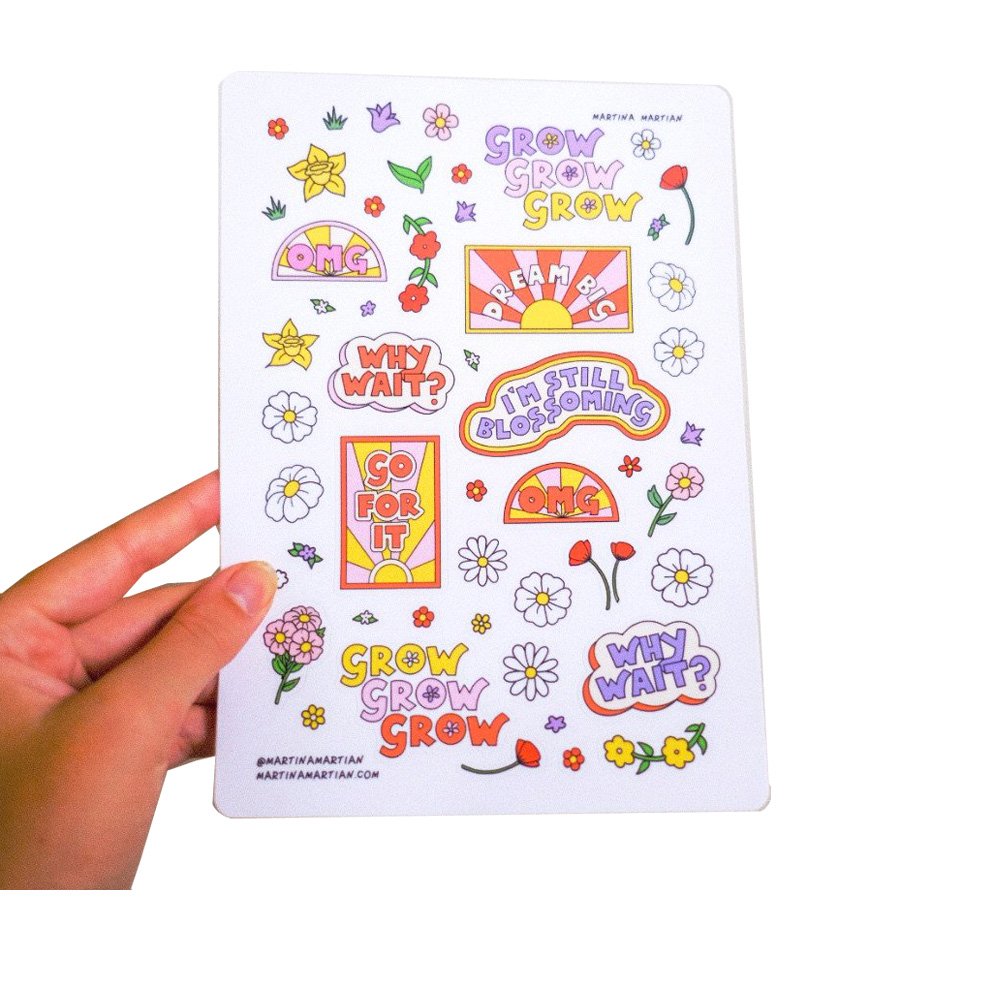 Adhesive PVC Vinyl Cartoon Sticker Water Resistant/Waterproof Logo Custom Decorative Stickers