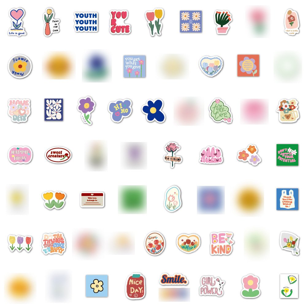 Custom Design Logo Print Self Adhesive Waterproof PVC Vinyl Cartoon Anime glitter Die Cut Sticker
