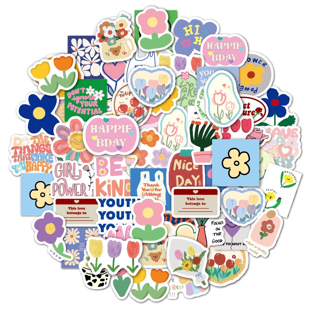 Custom Design Logo Print Self Adhesive Waterproof PVC Vinyl Cartoon Anime glitter Die Cut Sticker