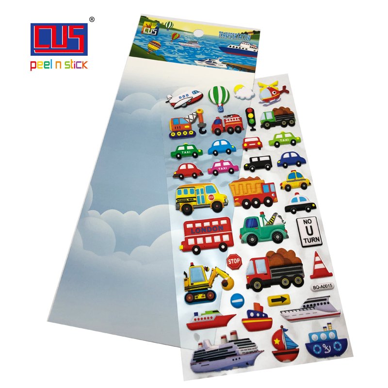 Promotional Gifts children diy cute cartoon 3d foam stickers
