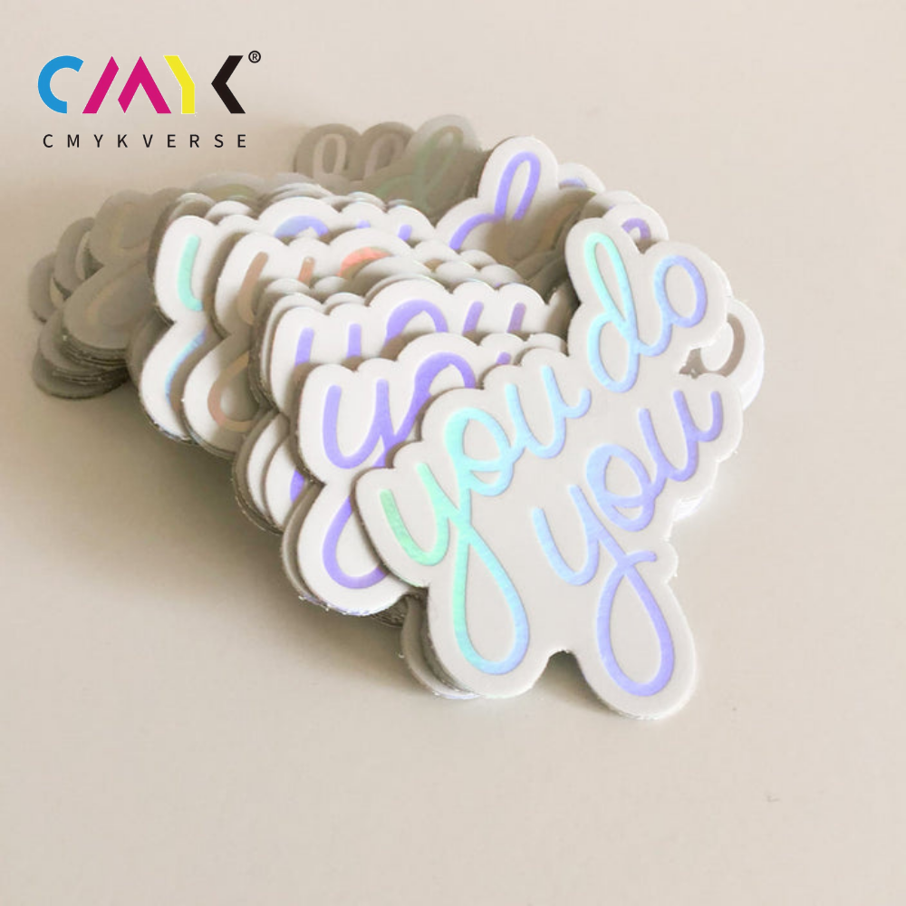 Custom Design Personalized Logo Self Adhesive Waterproof PVC Vinyl Cartoon Die Cut Irregular Figure Sticker