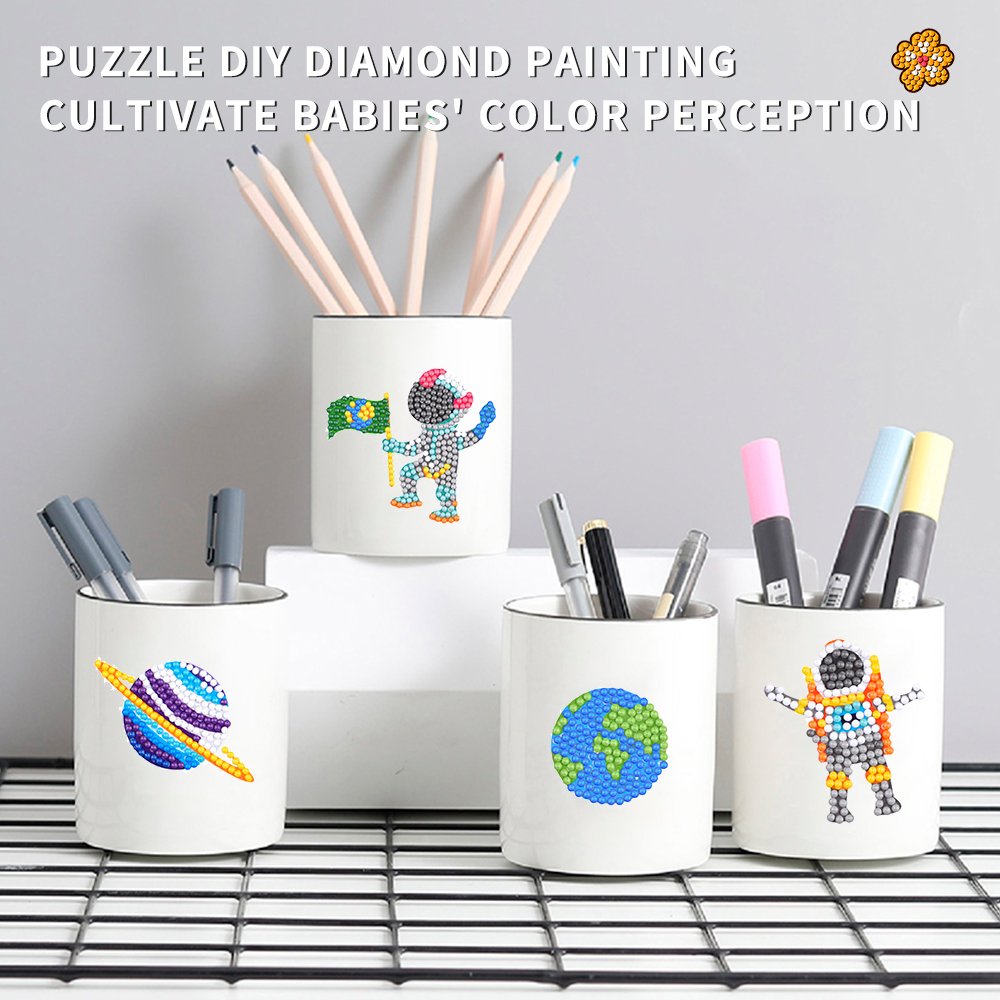 2024 New Children's Diamond Painting Set DIY Stickers Diamond Painting Character Gemstone Painting Set