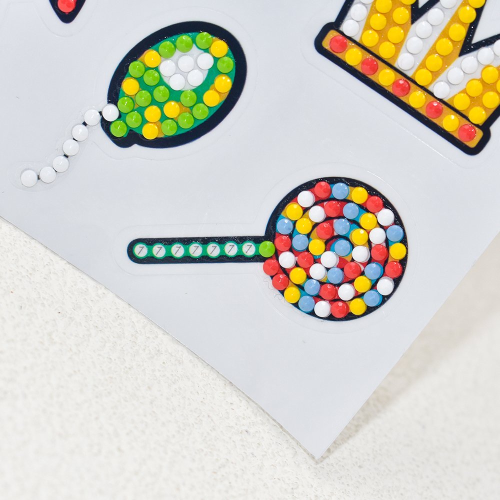 New Arrival Creative Diamond Painting Stickers Customized DIY Diamond Cartoon Sticker