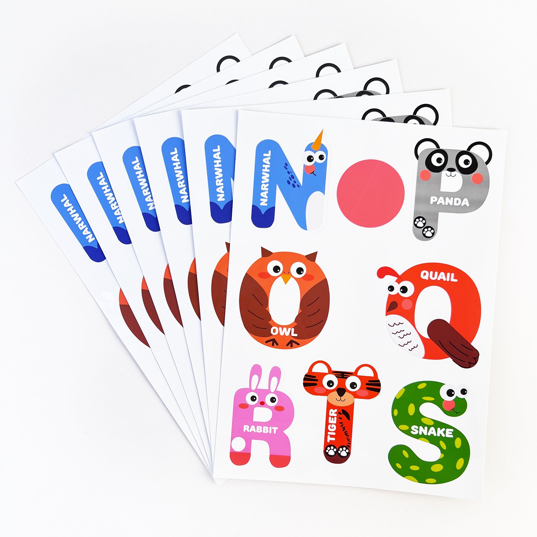 Custom Eco-friendly Adhesive Waterproof Holographic Brand Logo Die Cut Vinyl Paper Cute Kiss Cut Cartoon Sticker Sheet Custom