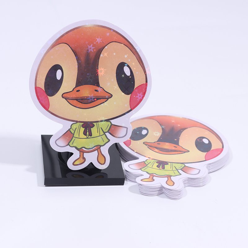 Vigreat Wholesale Adhesive Custom Cartoon Die Cut Vinyl Stickers Waterproof Kawaii Sticker