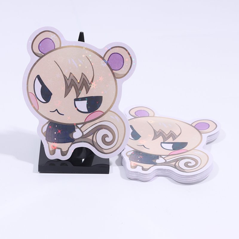 Vigreat Wholesale Adhesive Custom Cartoon Die Cut Vinyl Stickers Waterproof Kawaii Sticker