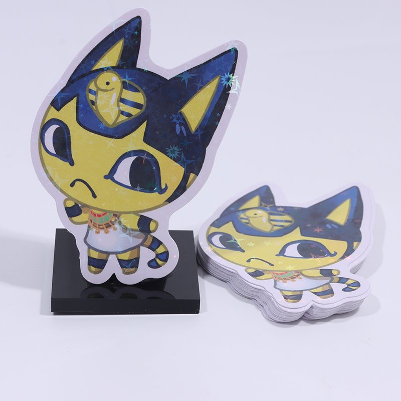 Vigreat Wholesale Adhesive Custom Cartoon Die Cut Vinyl Stickers Waterproof Kawaii Sticker