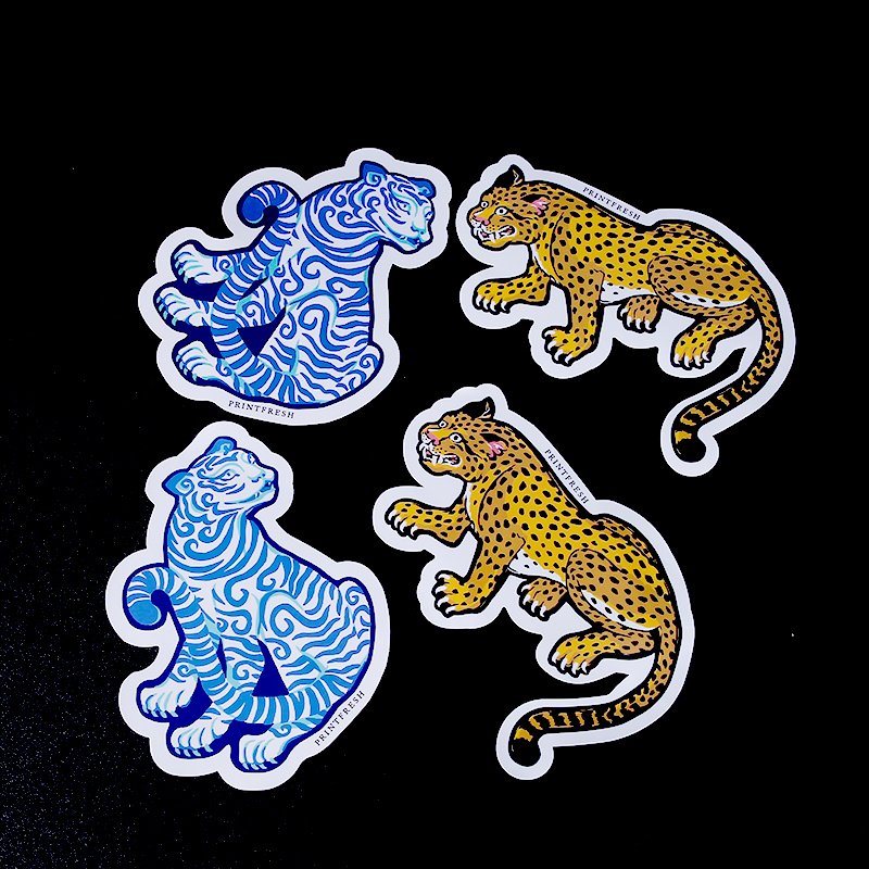 Customized full-cut stickers, cartoons, heterosexual self-adhesives, full-wear logos, handbooks, suitcases, pvc stickers,custom