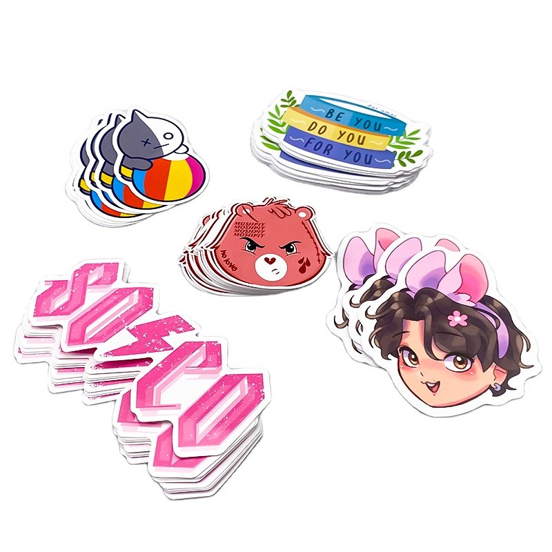 Factory Price Colorful Printing Wholesale Custom Design Decor Promotional Gift Cartoon Sticker