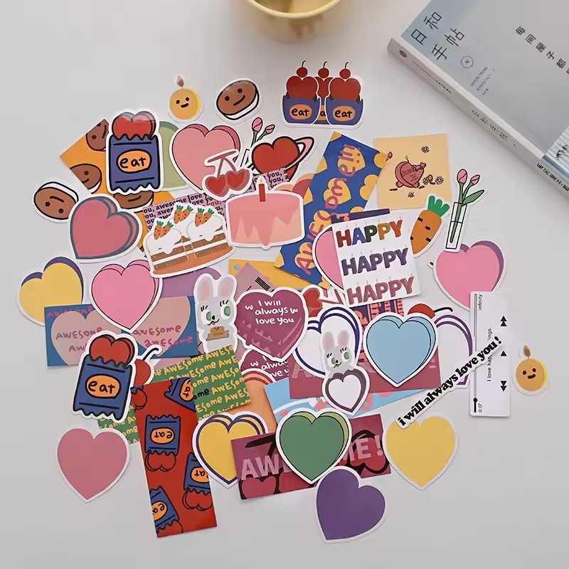 Factory Price Colorful Printing Wholesale Custom Design Decor Promotional Gift Cartoon Sticker