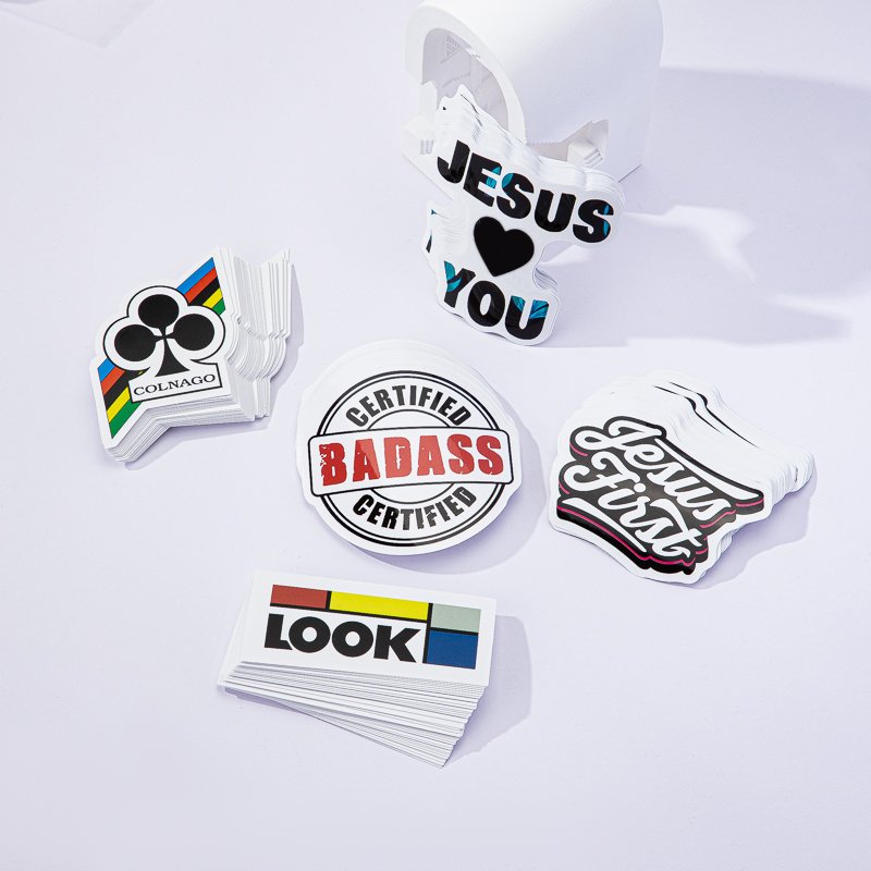 Custom Logo Label Stickers Waterproof Outdoor Decorative Personalized Die Cut Custom Logo High Quality Print Stickers