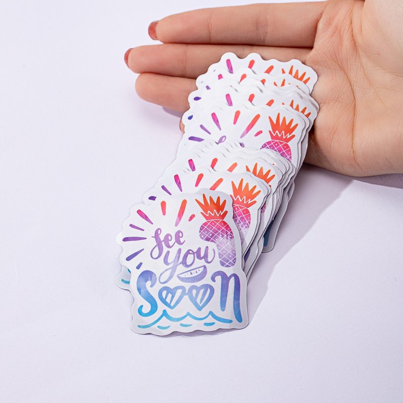Custom Logo Label Stickers Waterproof Outdoor Decorative Personalized Die Cut Custom Logo High Quality Print Stickers