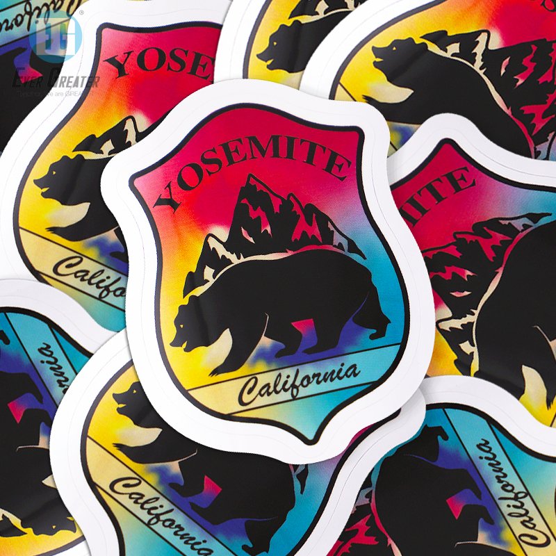 Waterproof Adhesive Printing Die Cut LOGO Custom Car Window Vinyl Stickers