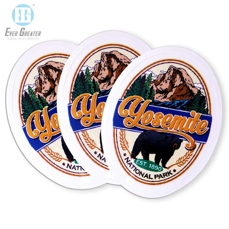 Waterproof Adhesive Printing Die Cut LOGO Custom Car Window Vinyl Stickers