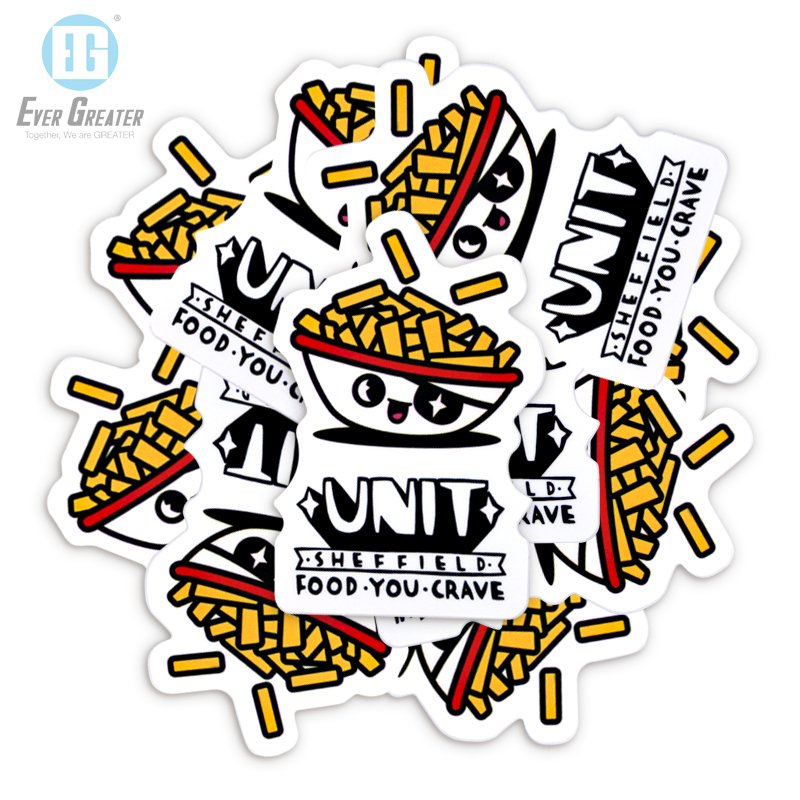 Waterproof Adhesive Printing Die Cut LOGO Custom Car Window Vinyl Stickers
