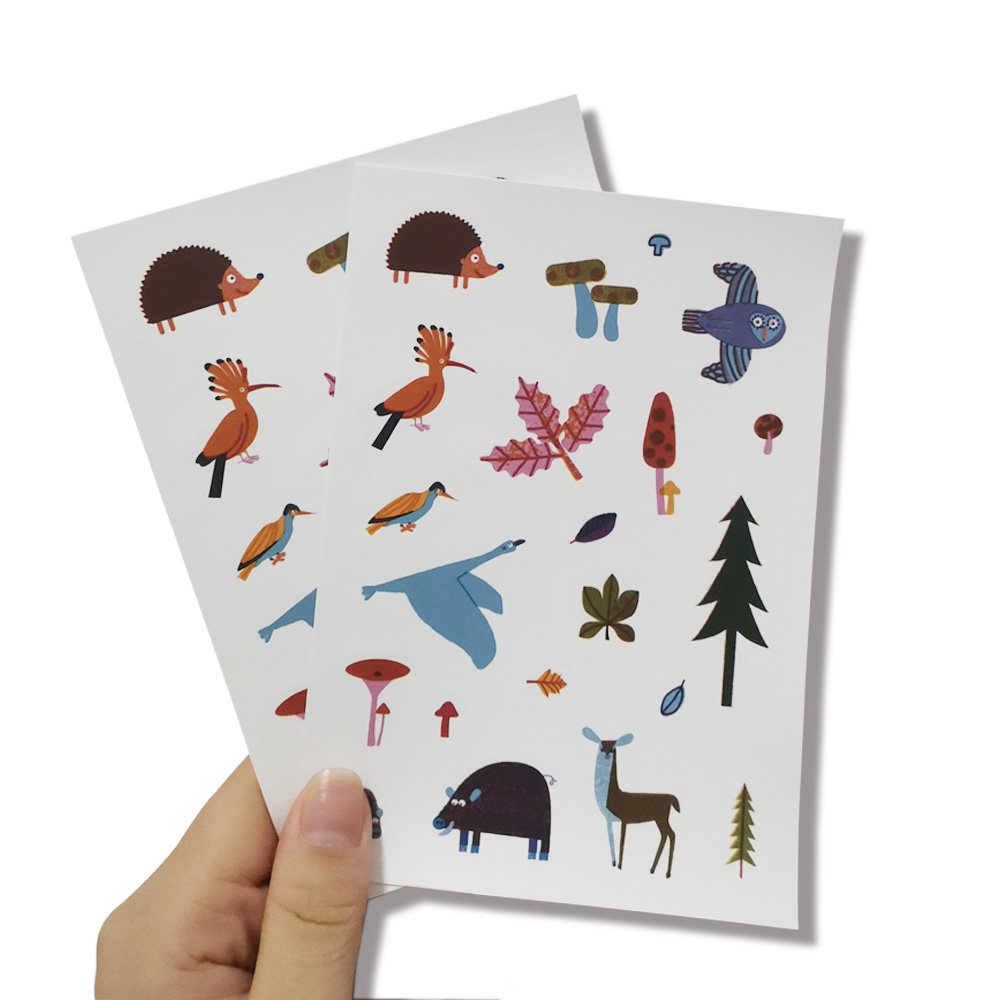 Custom sticker printing die cut decal stickers Recyclable Vinyl Waterproof Anime Cartoon Stickers