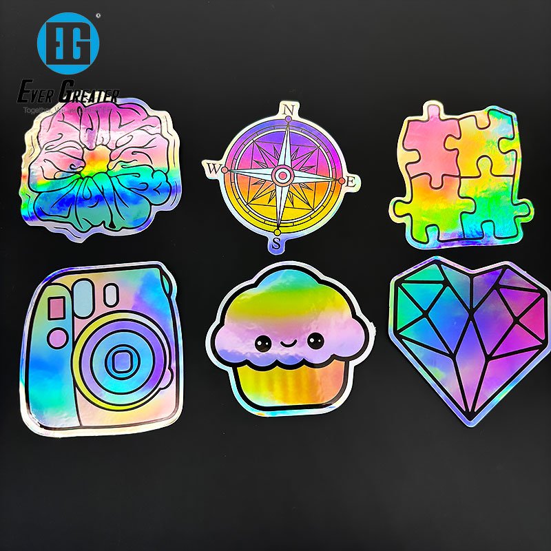 Cute Cartoon Printing Source Factory Customized Toddler Wear Resisting Hologram Stickers