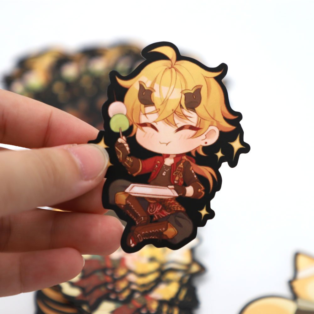 Custom Printing Die Cut Vinyl Stickers,Adhesive Waterproof Pvc Label Company Logo Design Cartoon Stickers