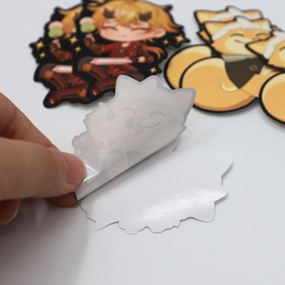 Custom Printing Die Cut Vinyl Stickers,Adhesive Waterproof Pvc Label Company Logo Design Cartoon Stickers